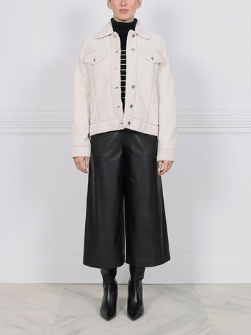 The Jennifer Shearling Denim Jacket