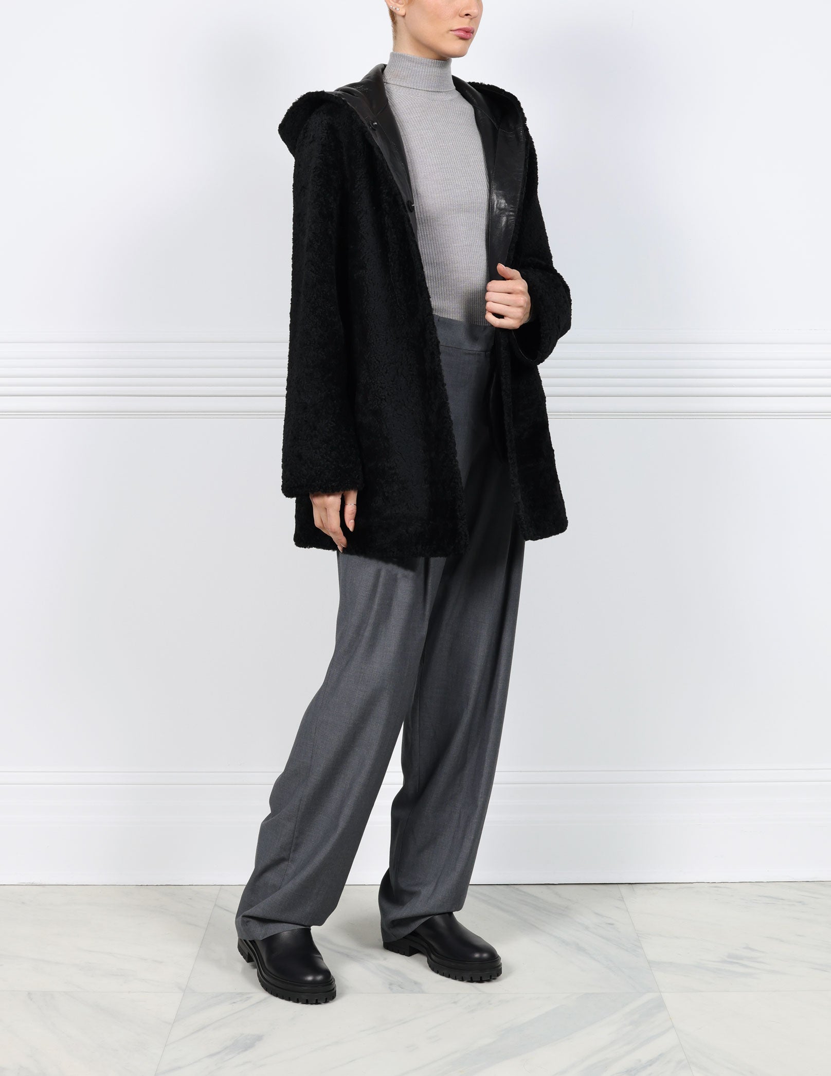 10409-BLACK-HOODED-BABY-TOM-REVERSIBLE-SHEARLING-COAT