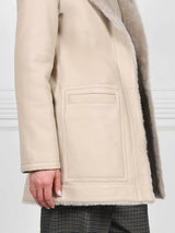 The Davie Hooded Shearling Coat