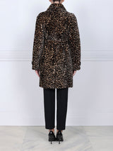 The Astras Shearling Trench Coat