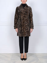 The Astras Shearling Trench Coat