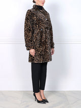 The Astras Shearling Trench Coat