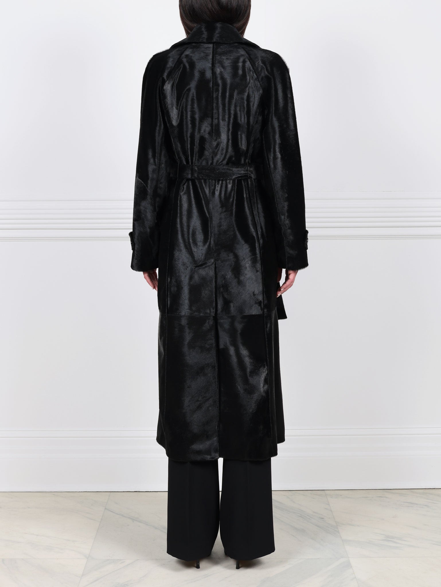 The Midnight Rider Hair Calf Coat