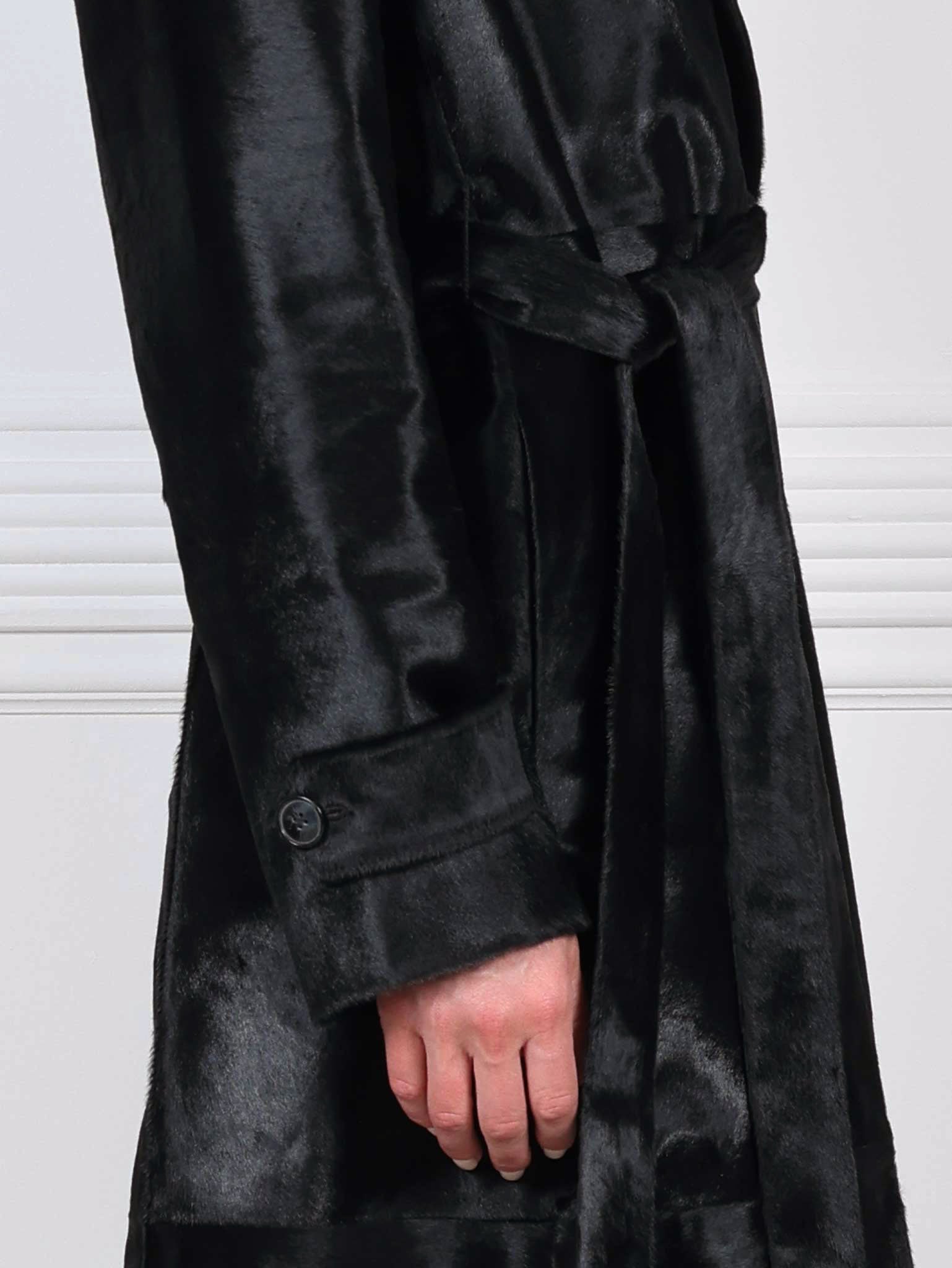 The Midnight Rider Hair Calf Coat