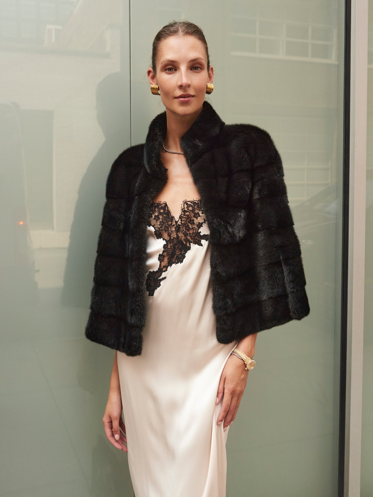 The Tiffany Mink Fur Cape