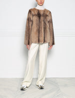 The Hannah Mink Fur Jacket