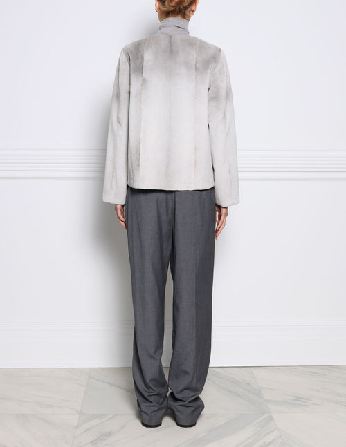 The Demi Razor Cut Mink Fur Jacket