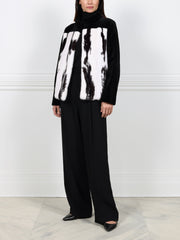 The River Cross Mink and Sheared Mink Jacket