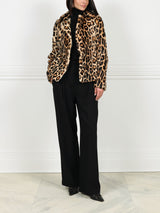 The Anais Leopard Printed Shearling