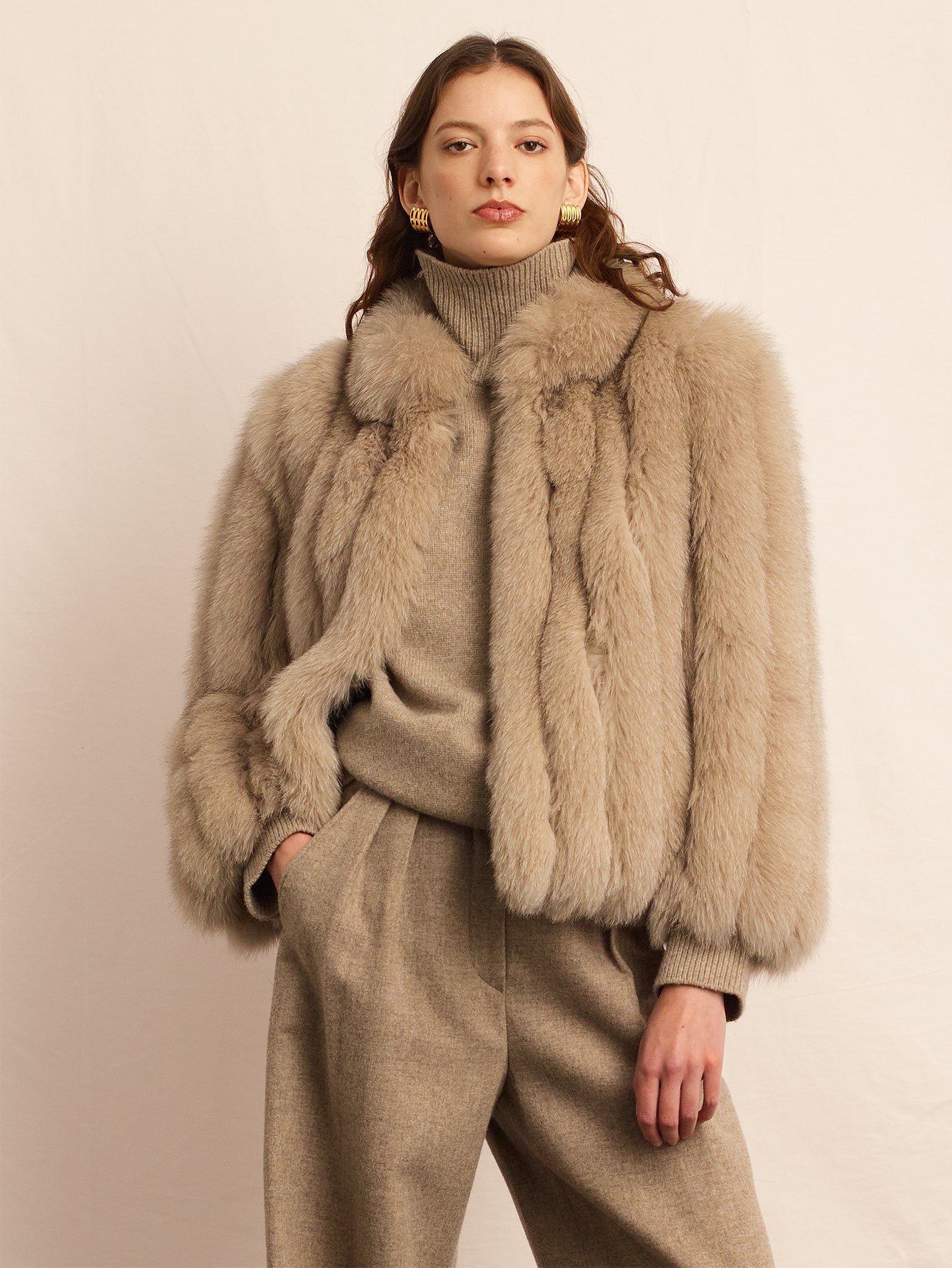 The Sawyer Fox Fur Jacket