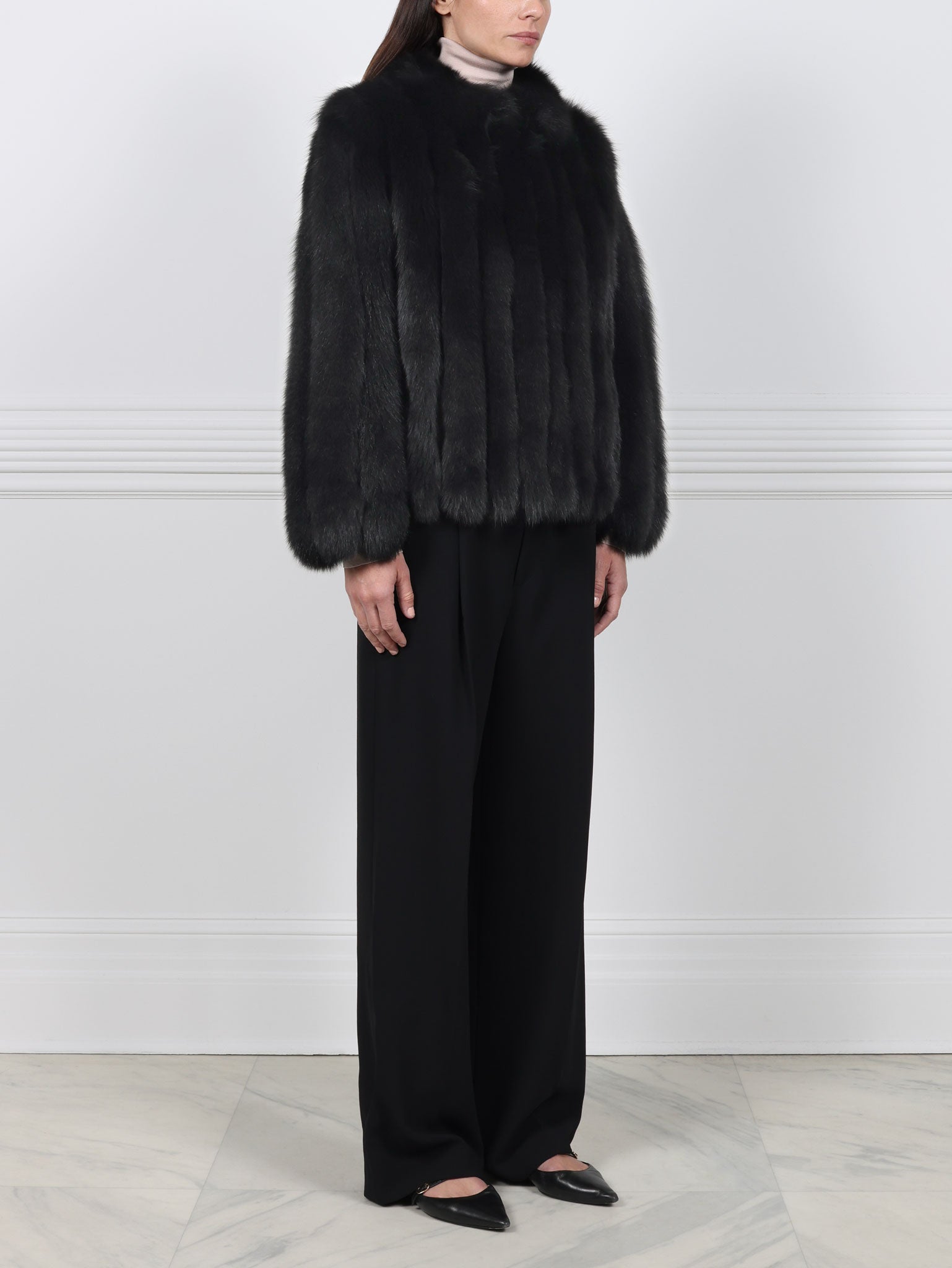 The Sawyer Fox Fur Jacket