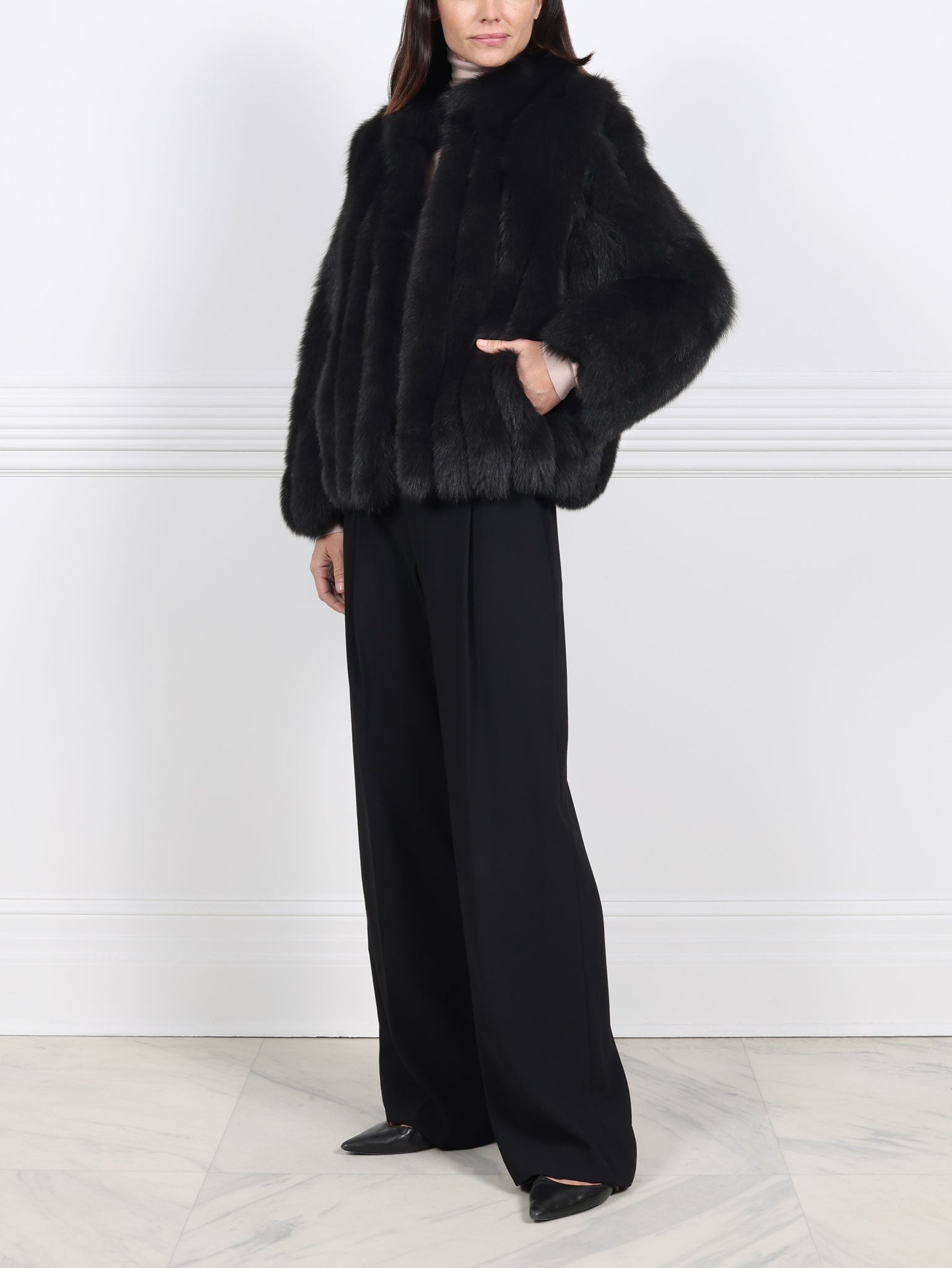 The Sawyer Fox Fur Jacket