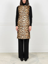 Leopard Shearling Vest