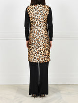 Leopard Shearling Vest