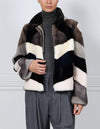 The Upcycled Alia  Mink Fur Jacket