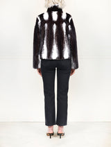 The Leonie Cross Mink Fur Jacket