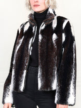 The Leonie Cross Mink Fur Jacket