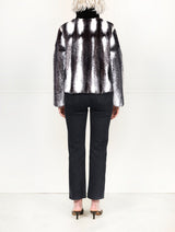 The Larissa Cross Mink Fur Jacket