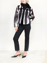 The Larissa Cross Mink Fur Jacket