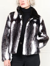 The Larissa Cross Mink Fur Jacket