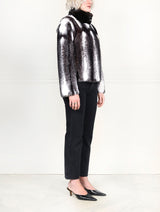 The Larissa Cross Mink Fur Jacket