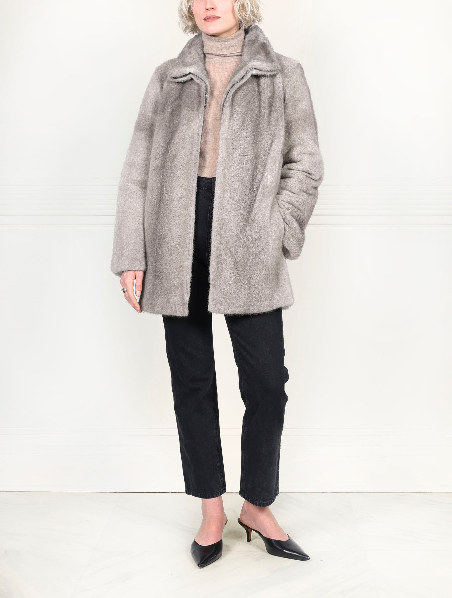 The Corinne Mink Fur Jacket