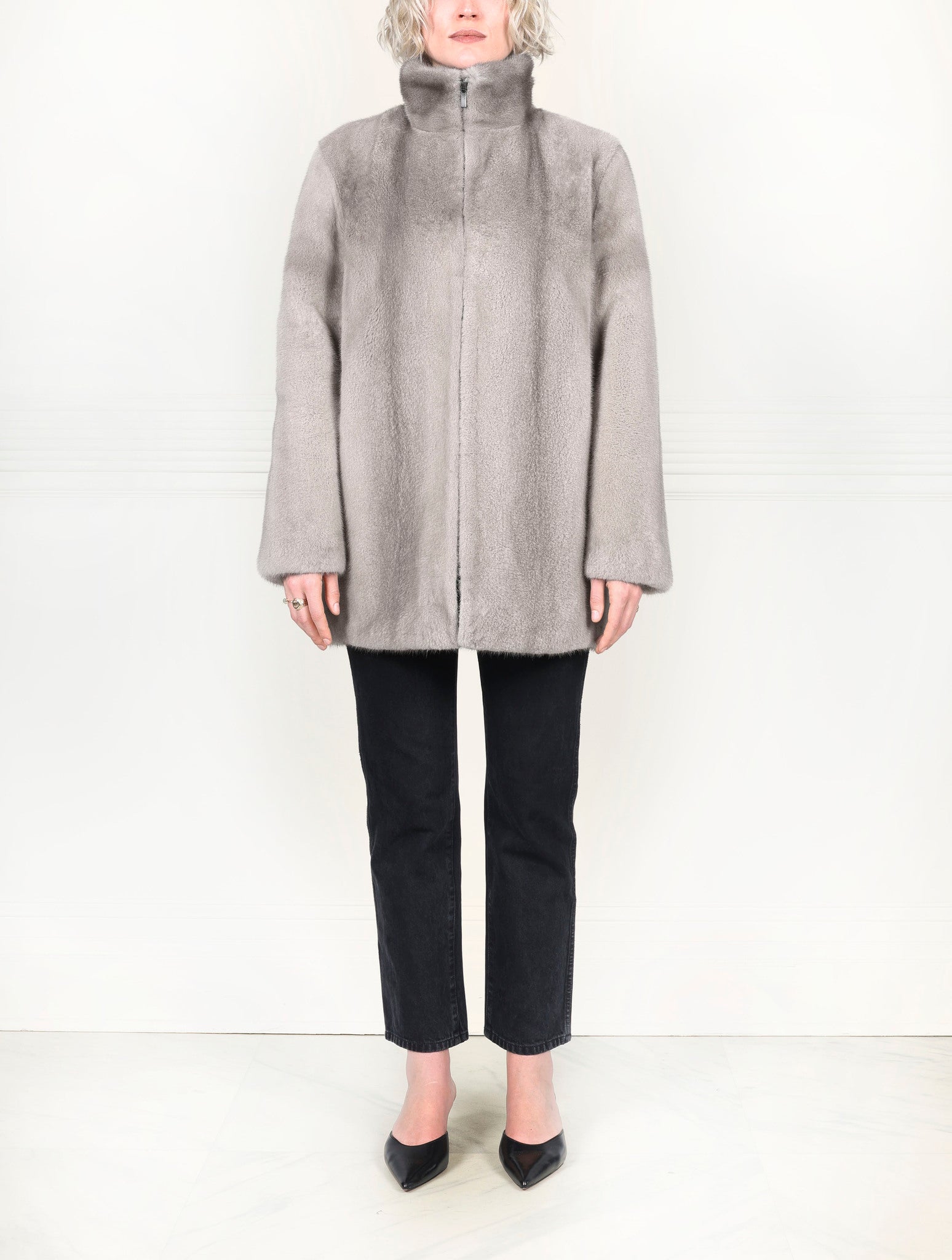 The Corinne Mink Fur Jacket