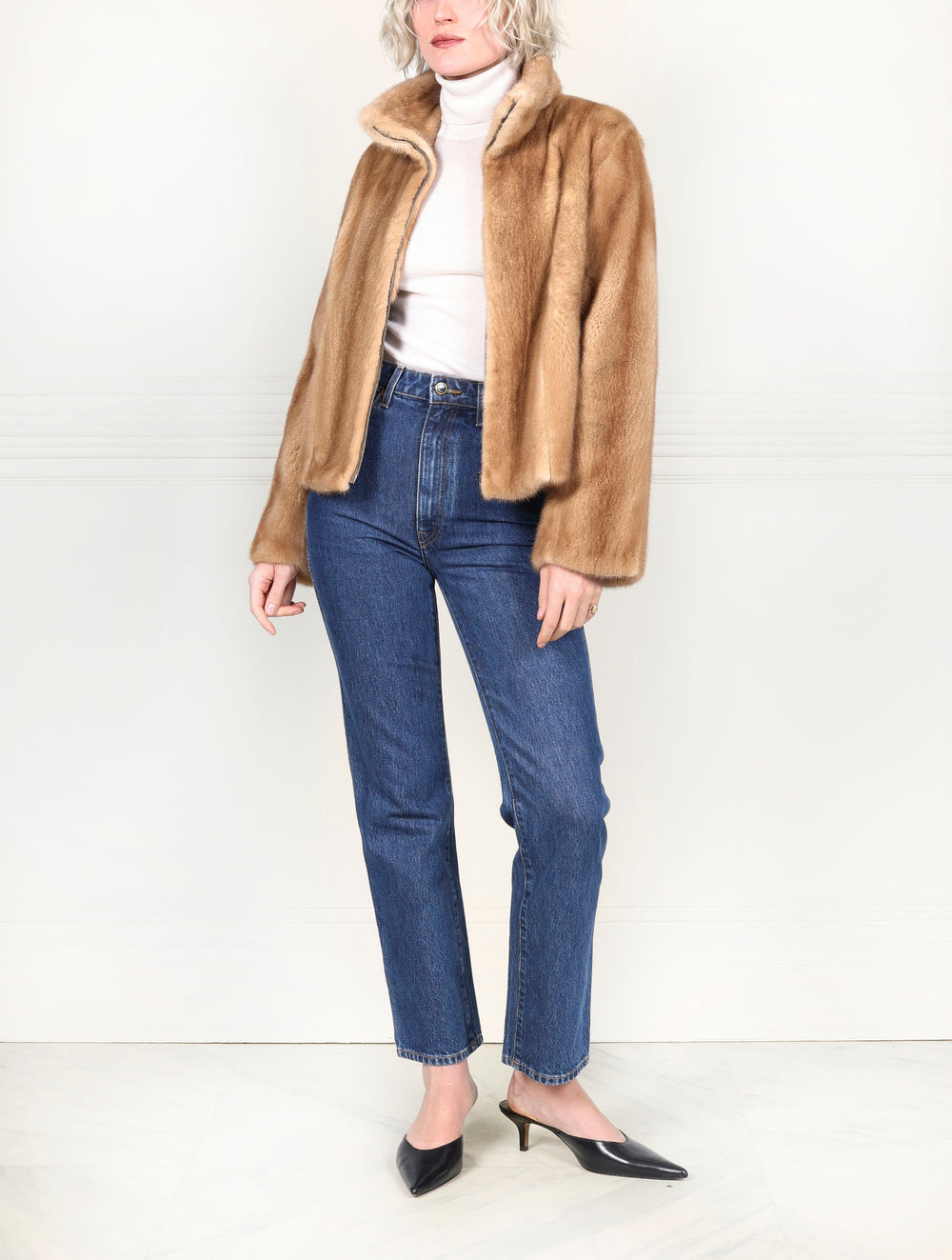 The Evelina Mink Fur Jacket