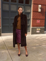 The Cleo Reversible  Shearling Coat
