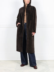 The Cleo Reversible  Shearling Coat