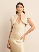 The Drew Mink Fur Shrug