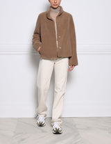 10563X-CAMEL-CURLY-SHEARLING-STAND-COLLAR-JACKET-WITH-ZIPPERS