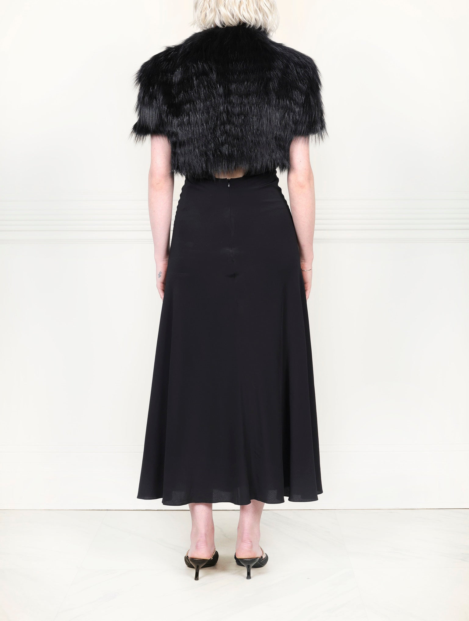 The Drew Layered Fox Fur Shrug