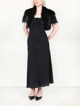 The Drew Layered Fox Fur Shrug