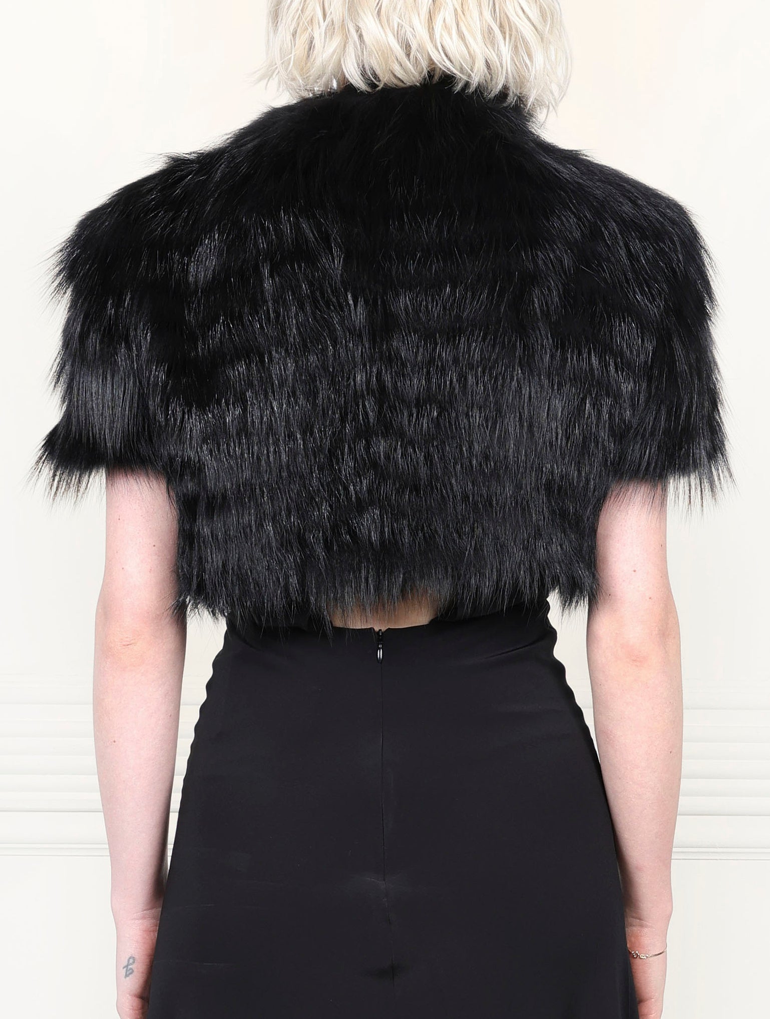 The Drew Layered Fox Fur Shrug