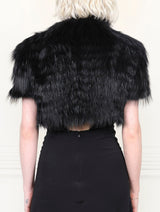 The Drew Layered Fox Fur Shrug
