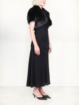 The Drew Layered Fox Fur Shrug