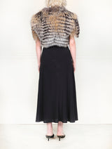 The Drew Layered Fox Fur Shrug