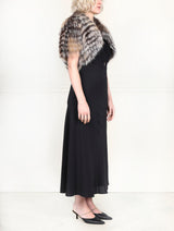 The Drew Layered Fox Fur Shrug
