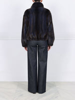 The Verdon Mink Bomber Jacket