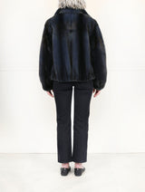 The Verdon Mink Bomber Jacket
