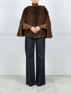 The Valerie Knitted Mink Fur Poncho