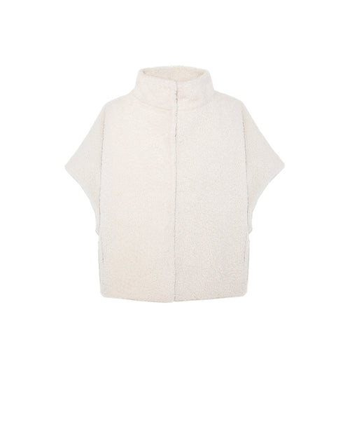 The Alyssa Curly Shearling Cocoon Vest