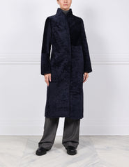 The Cleo Curly Shearling Coat