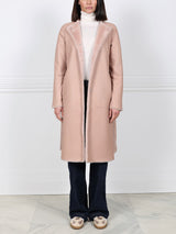 The Marilyn Reversible Belted Shearling Coat