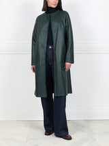 The Marilyn Reversible Belted Shearling Coat