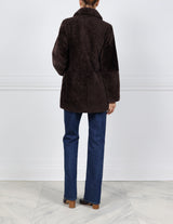 The  Stasia Curly Shearling Jacket
