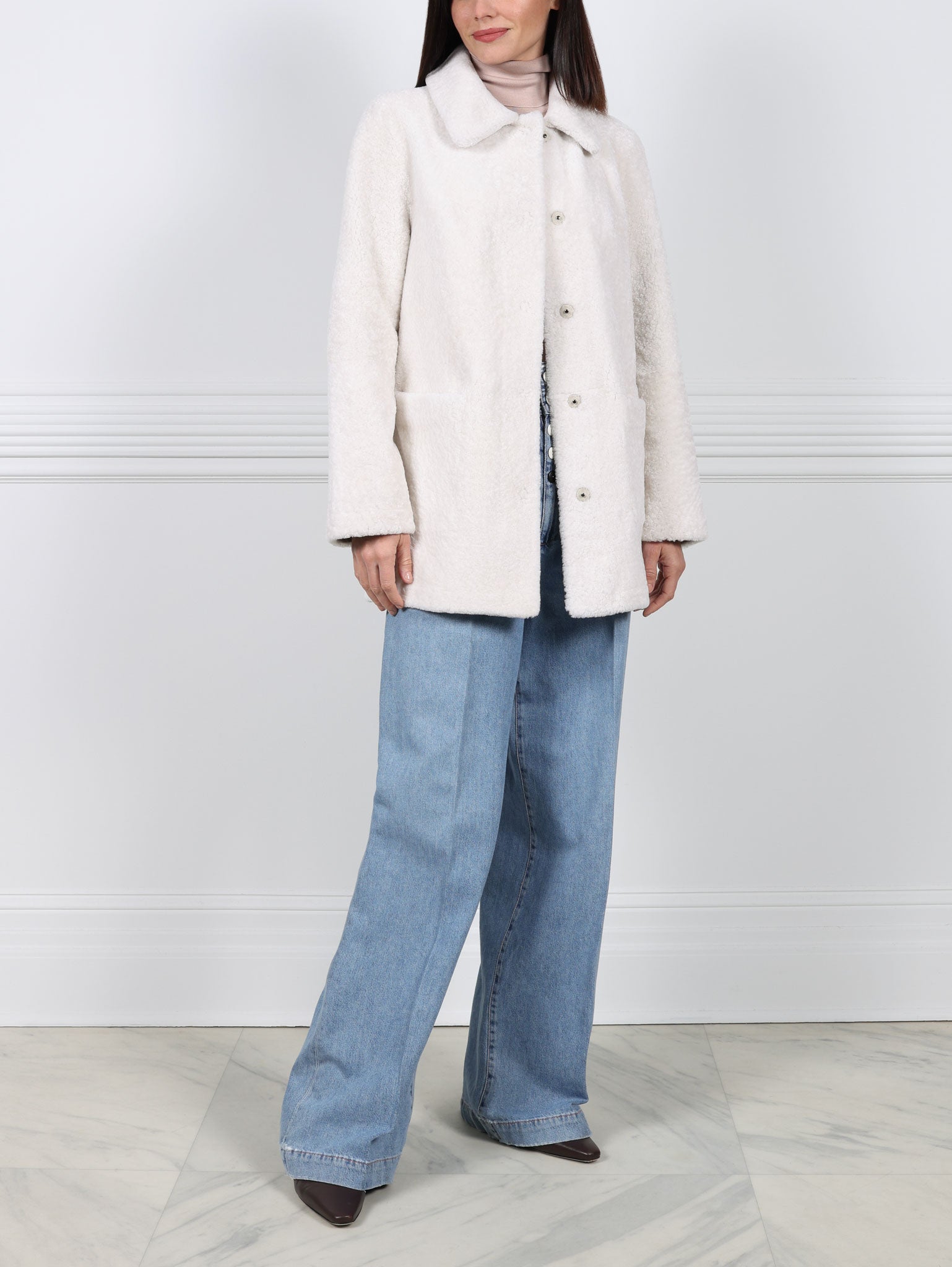 The Stasia Reversible Shearling Jacket