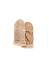 Shearling Fold Over Mittens