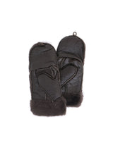 Shearling Fold Over Mittens